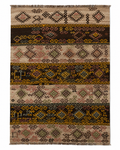 Brown Kars cicim kilim, 123 × 144 cm