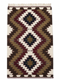 90 × 160 cm Vintage Antalya Kilim – Handmade Turkish Wool Carpet