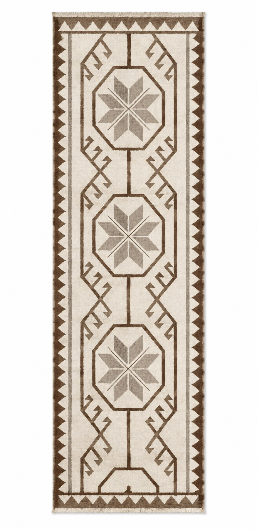 100 × 335 cm | Handmade Anatolian Herki Kilim Runner