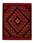 120 × 133 cm Handmade Konya Kilim – Turkish Wool Flatweave Carpet