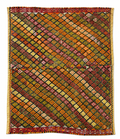 110 × 130 cm Vintage Aksaray Cicim Kilim – Handmade Turkish Wool Carpet