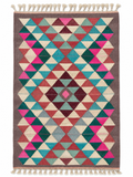 90 × 142 cm Vintage Antalya Kilim – Handmade Turkish Wool Carpet