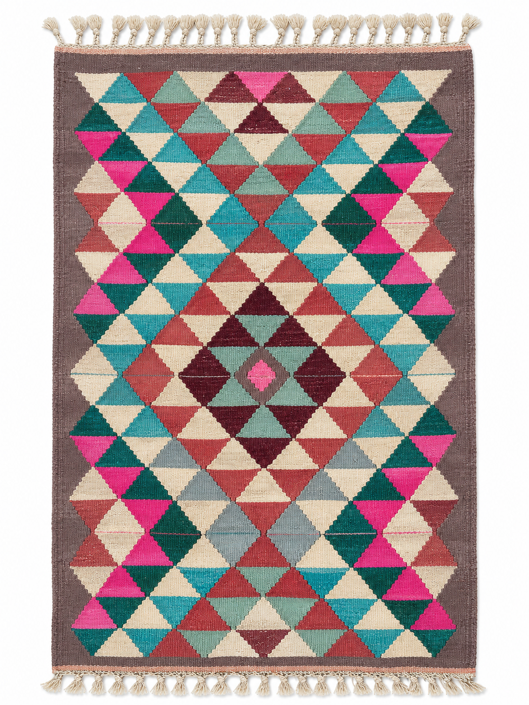 90 × 142 cm Vintage Antalya Kilim – Handmade Turkish Wool Carpet
