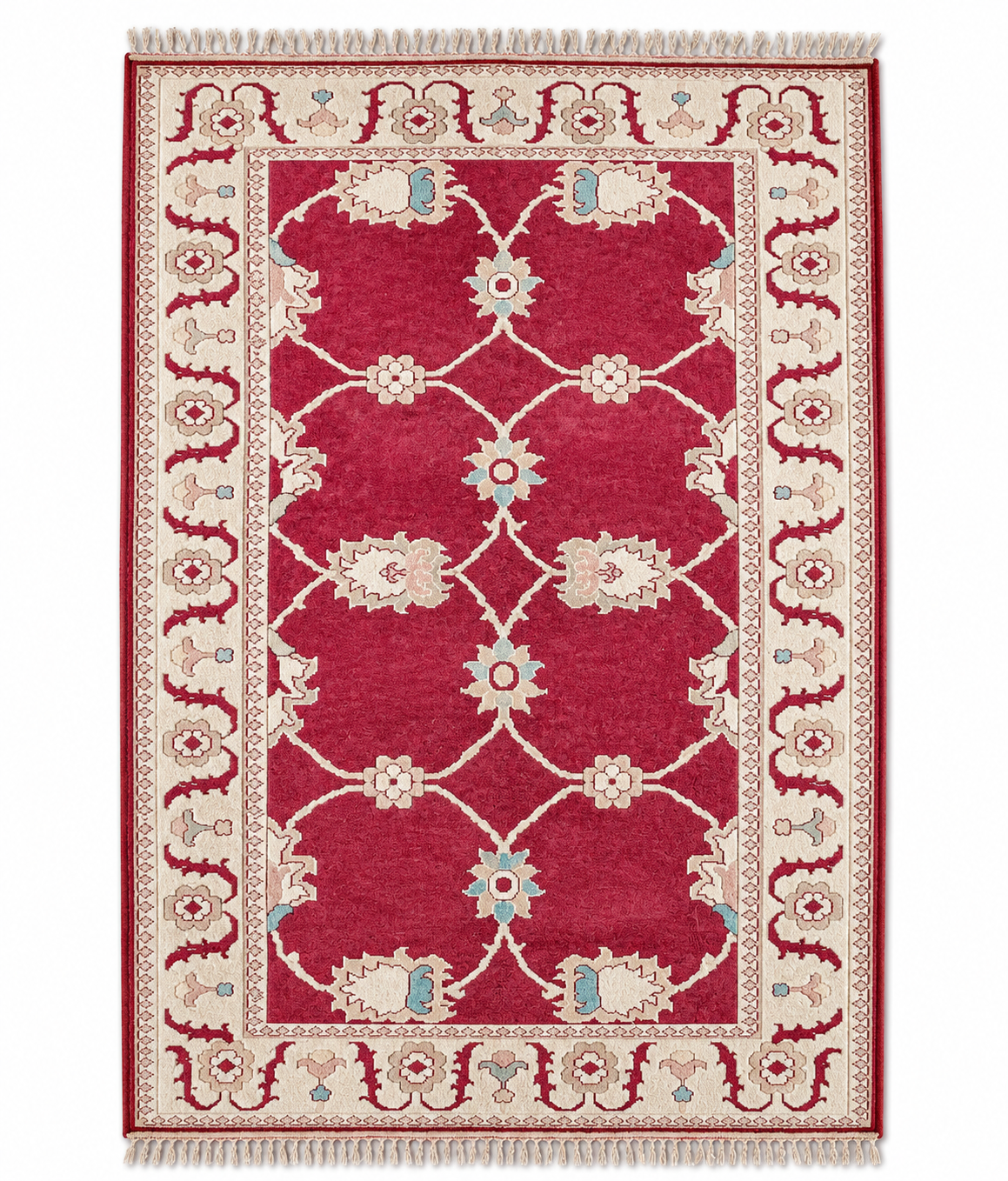 175 × 280 cm Handmade Turkish Oushak Rug – Vintage Wool Carpet – Large Area Rug – Traditional Anatolian Rug