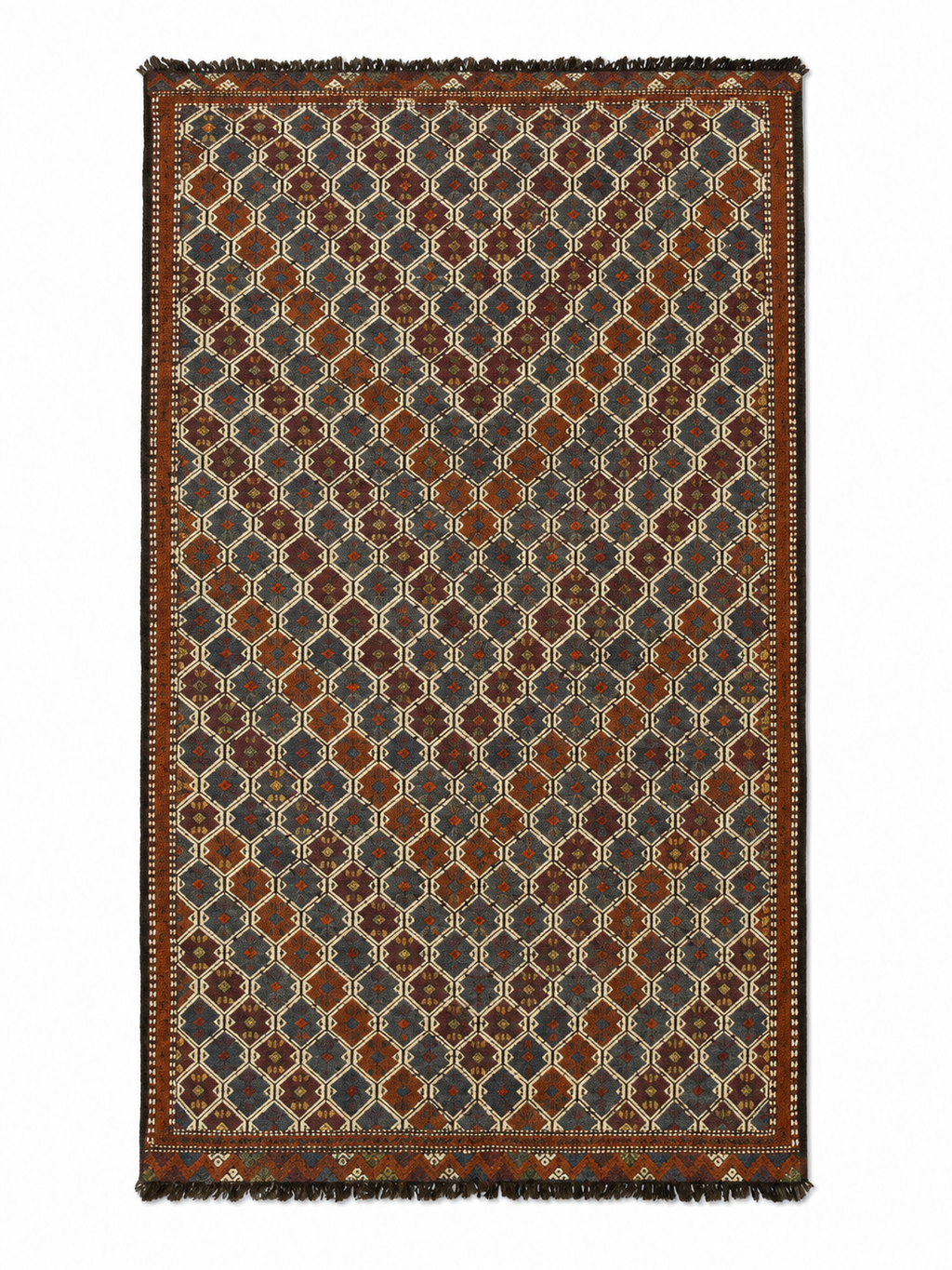 155 × 315 cm | Handmade Mersin Mut Cicim Wool Kilim