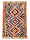80 × 119 cm Vintage Cappadocia Cicim Kilim – Handmade Turkish Wool Carpet