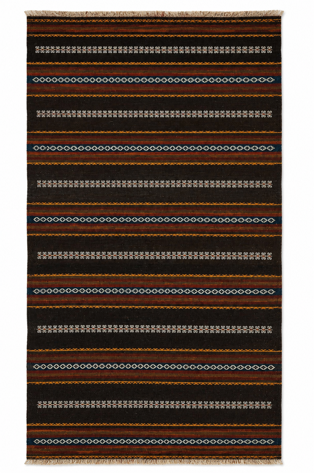 Afghan Baluch Kilim – 120 × 250 cm