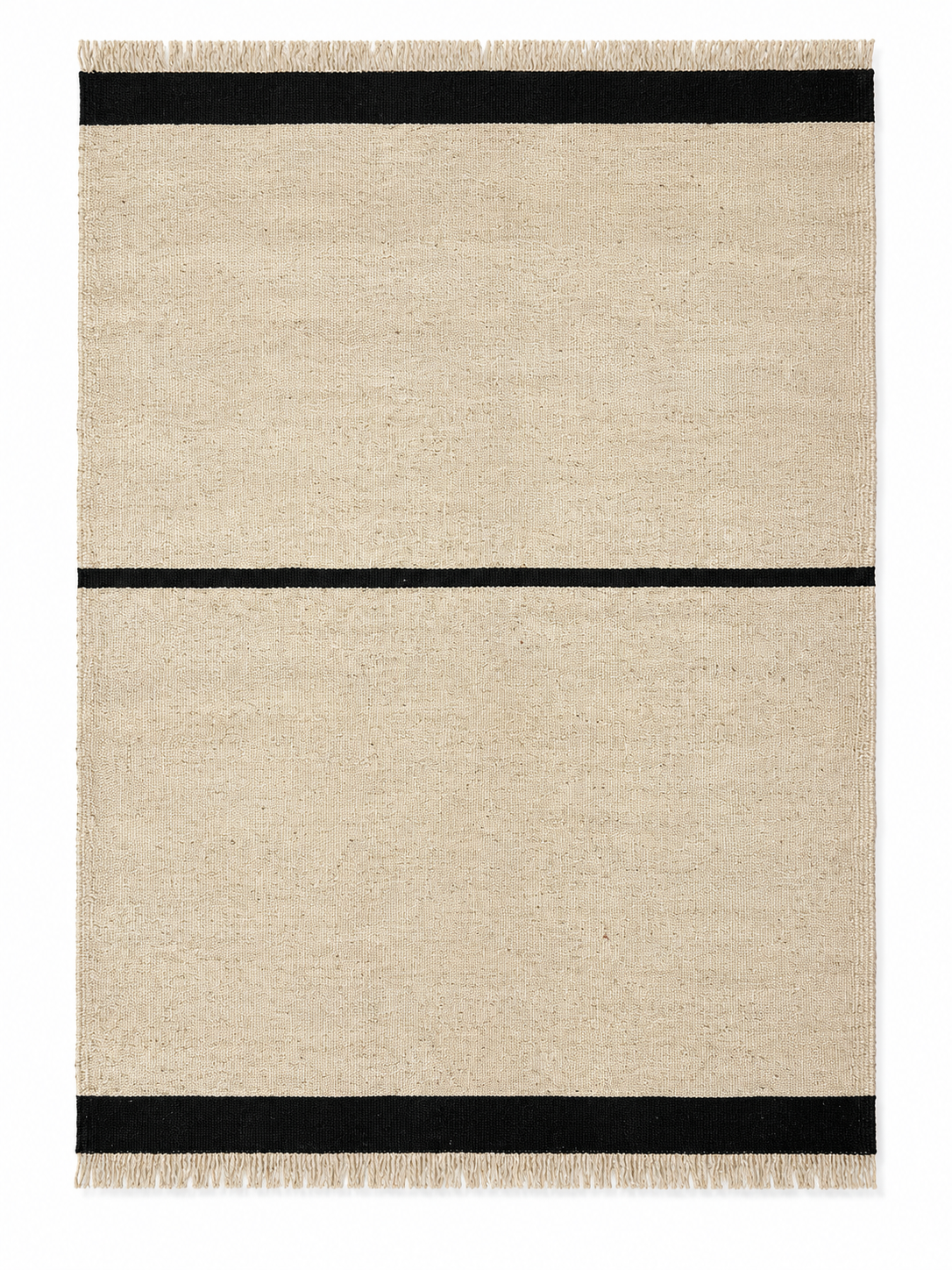 103 × 151 cm Handmade Turkish Milas Kilim – Minimalist Wool Carpet – Vintage Anatolian Flatweave