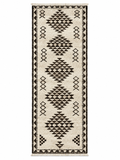 88 × 390 cm | Handmade Herki Tribal Runner Rug