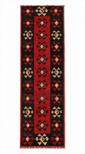 84 × 310 cm | Handmade Macedonian Manastir Wool Kilim Runner