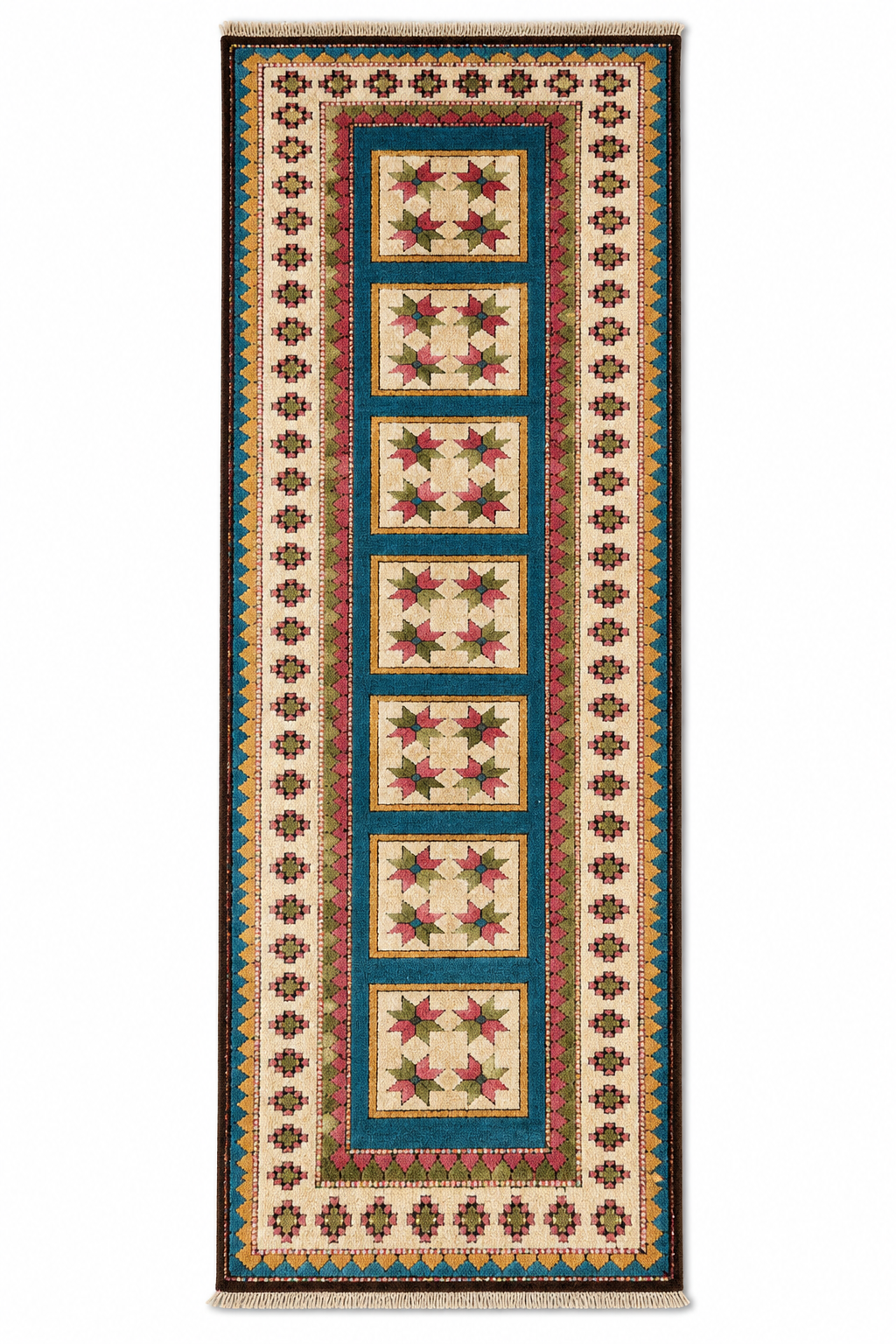 Handmade Turkish Wool Runner Rug | 86 × 310 cm