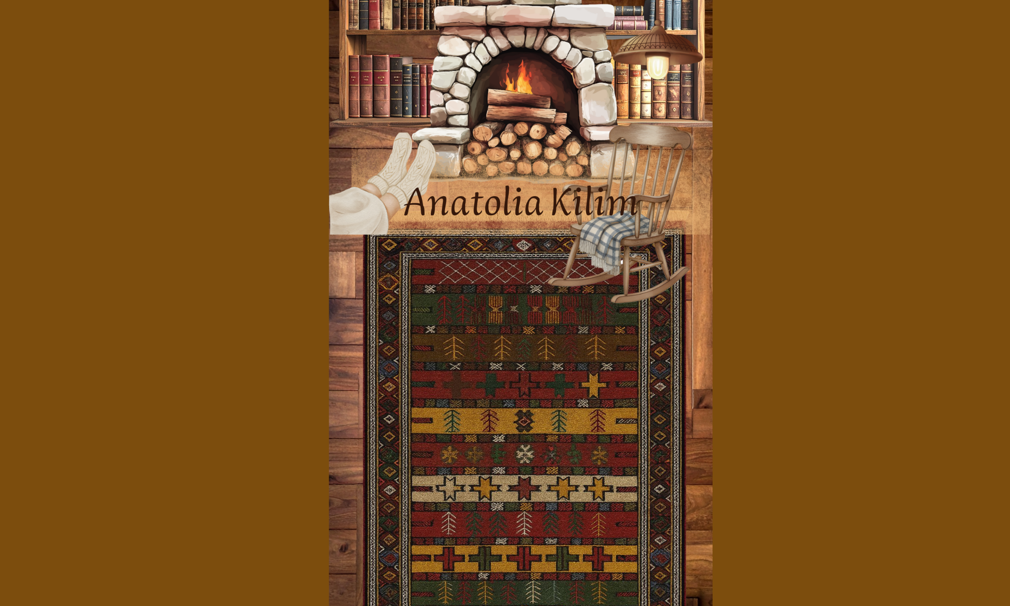 Turkish Kilim Rug – 133 × 192 cm – Handmade Wool – Raised Relief Weave – Anatolian Tribal Decor