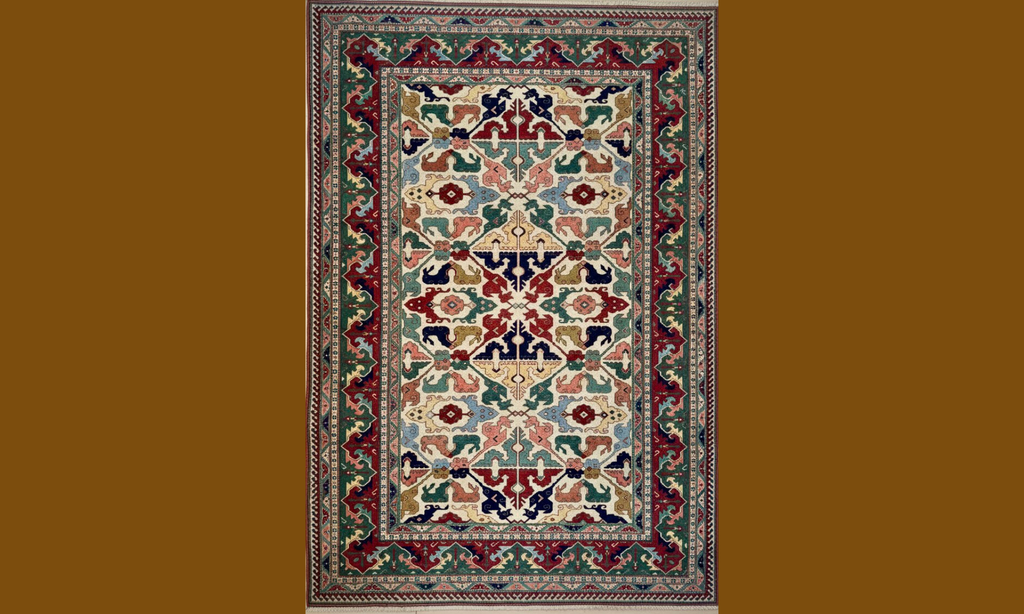 Turkish Yoruk Handwoven Wool Rug – 233×285 cm | Anatolian Tribal Carpet