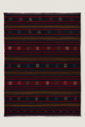Handwoven Double-Sided Turkish Kilim Rug – 205×150 cm | Wool Flatweave