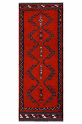 96 × 305 cm | Handmade Vintage Herki Wool Runner