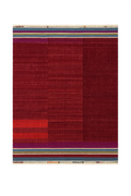 Turkish Red Kilim Rug – 143 × 216 cm | Handmade Wool Flatweave