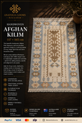 117 × 165 cm | Handmade Afghan Wool Kilim