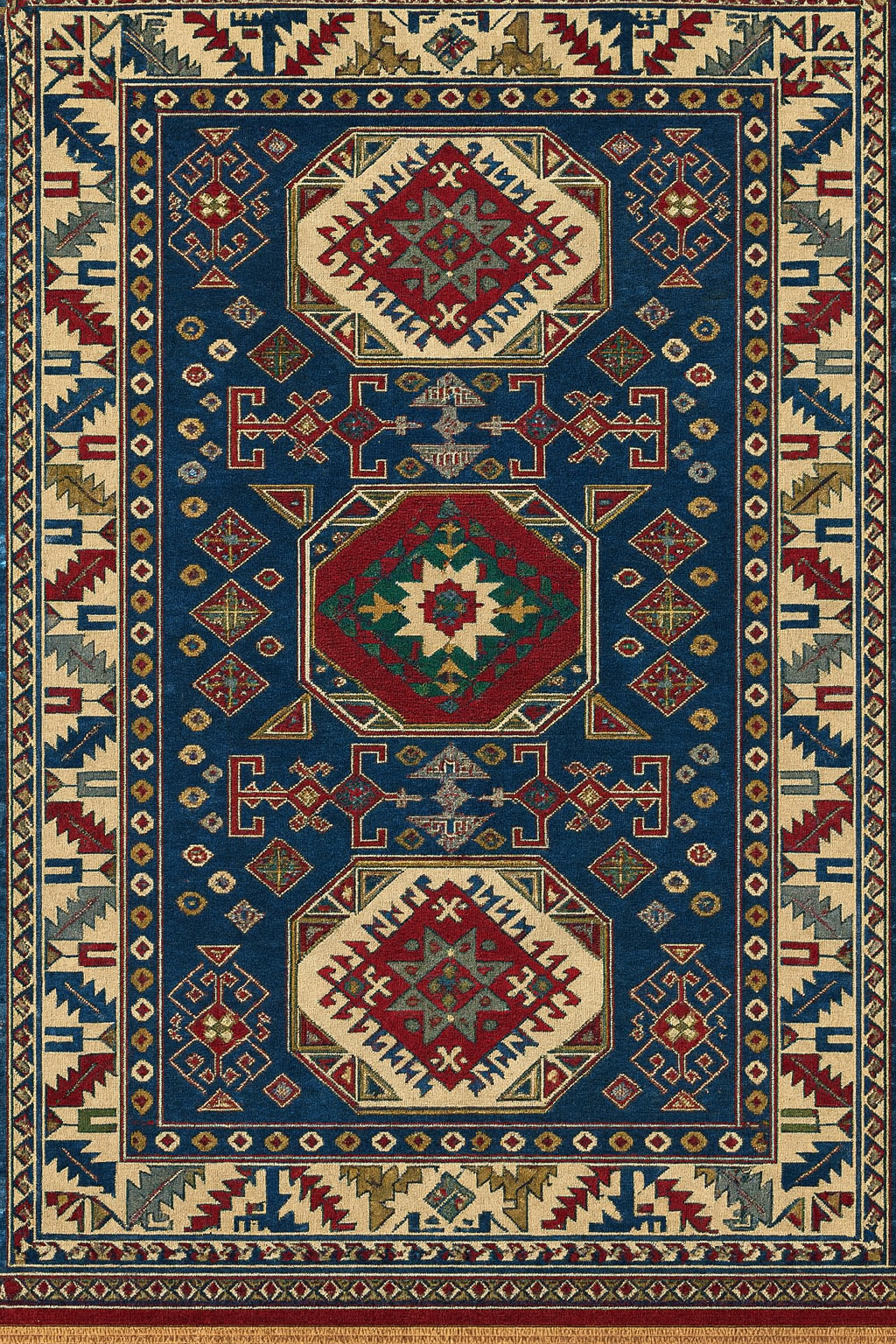 Turkish Aksaray Sultanhanı Rug – 125×190 cm | Handwoven Wool Vintage Carpet