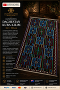 312 × 190 cm - Daghestan Kuba Kilim