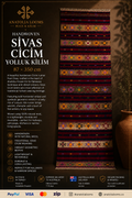 87 × 350 cm | Handmade Sivas Cicim Wool Kilim Runner
