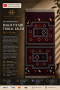 142 × 85 cm | Handmade Bakhtiyari Tribal Kilim