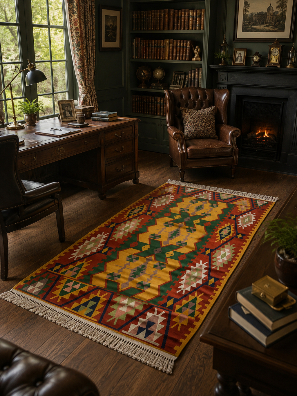 120 × 170 cm | Handmade Anatolian Wool Kilim