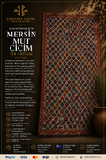 154 × 307 cm | Handmade Mersin Mut Cicim Wool Kilim