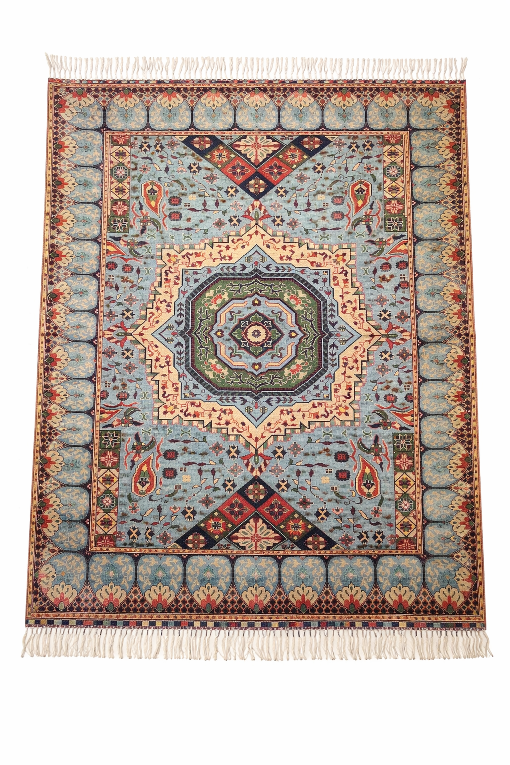 Afghan Sultani Handwoven Rug – 150×200 cm | Wool Tribal Medallion Carpet