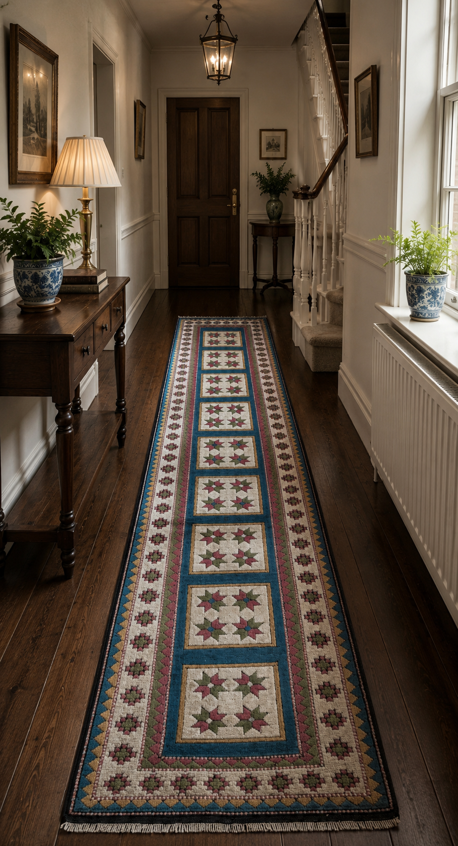 Handmade Turkish Wool Runner Rug | 86 × 310 cm