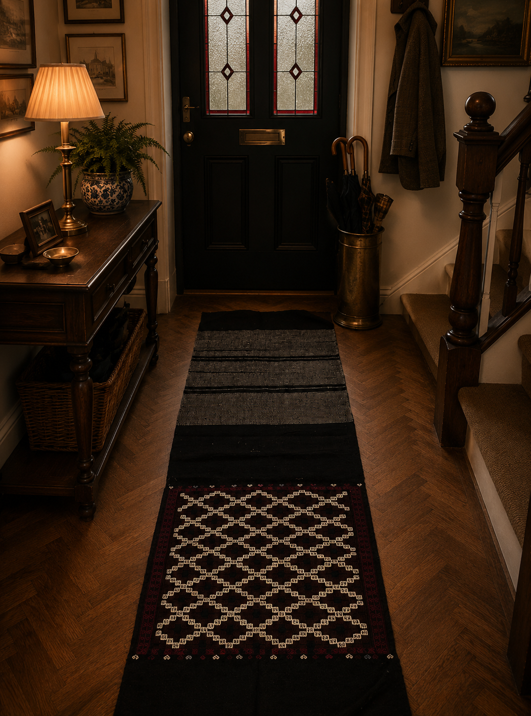 71 × 192 cm Antique Balıkesir Cicim Kilim Runner – Handmade Turkish Wool Carpet