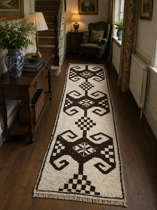 100 × 310 cm | Handmade Kurdish Tribal Runner