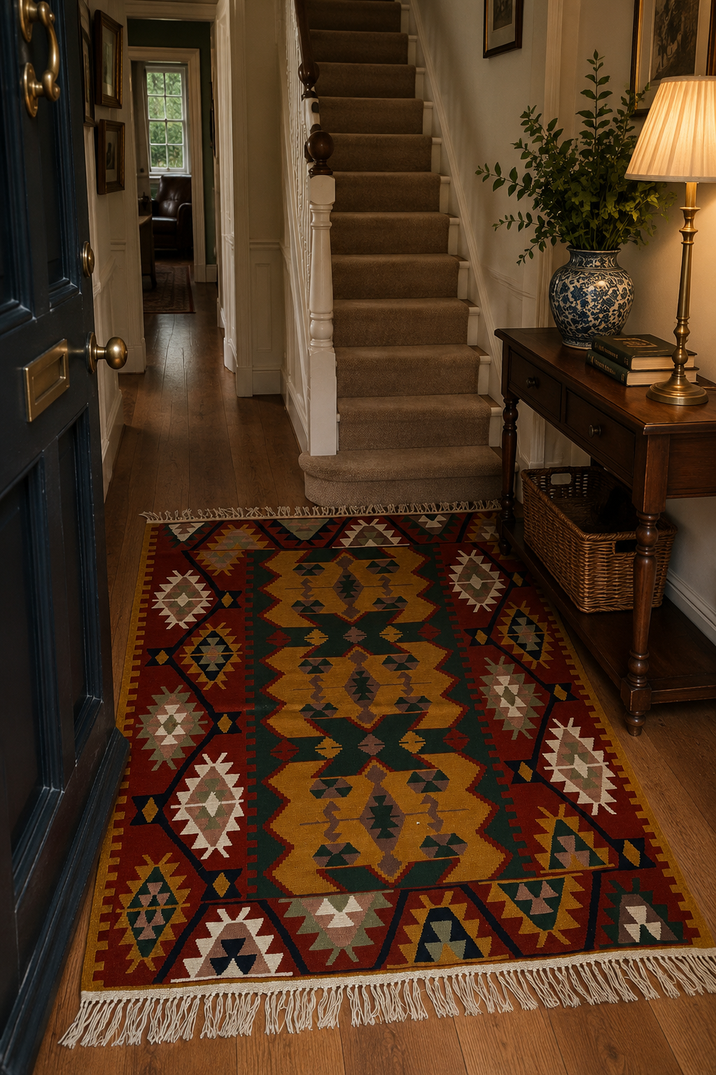 120 × 180 cm | Handmade Anatolian Wool Kilim
