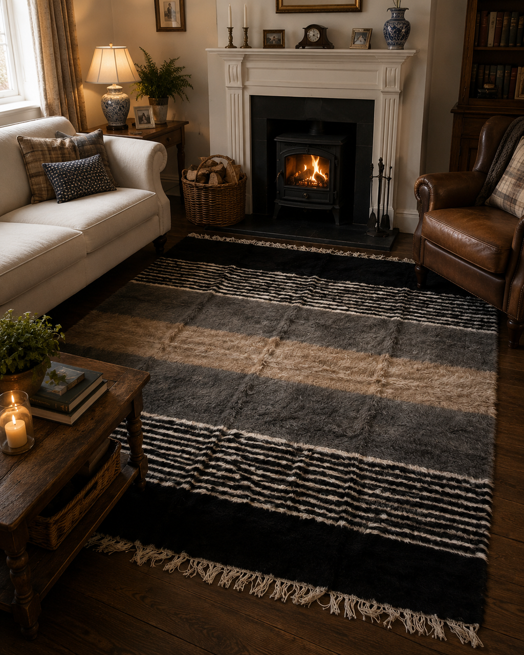 140 × 200 cm Vintage Siirt Kilim – Handmade Turkish Wool Carpet