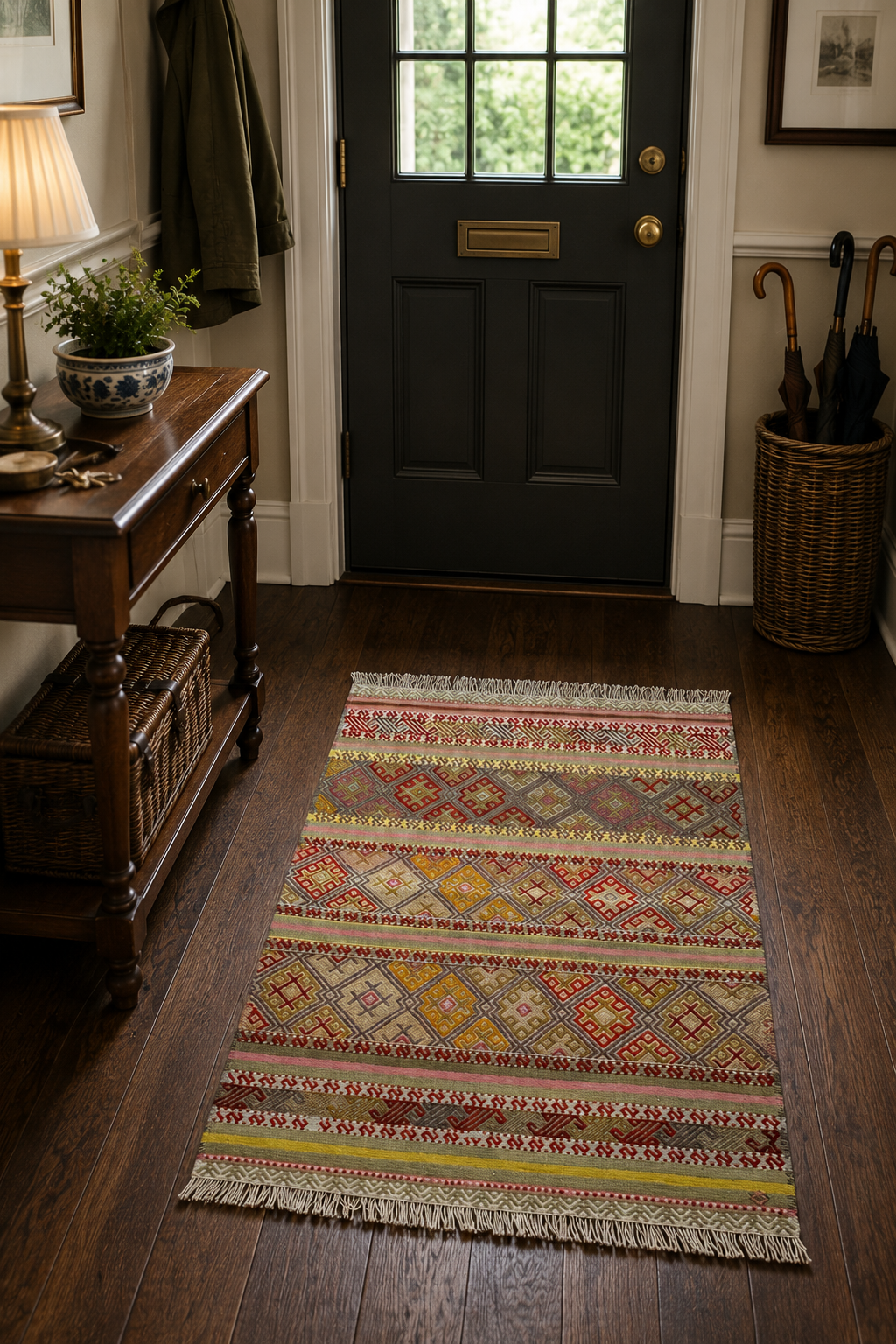 77 × 114 cm | Handmade Vintage Aksaray Cicim Kilim