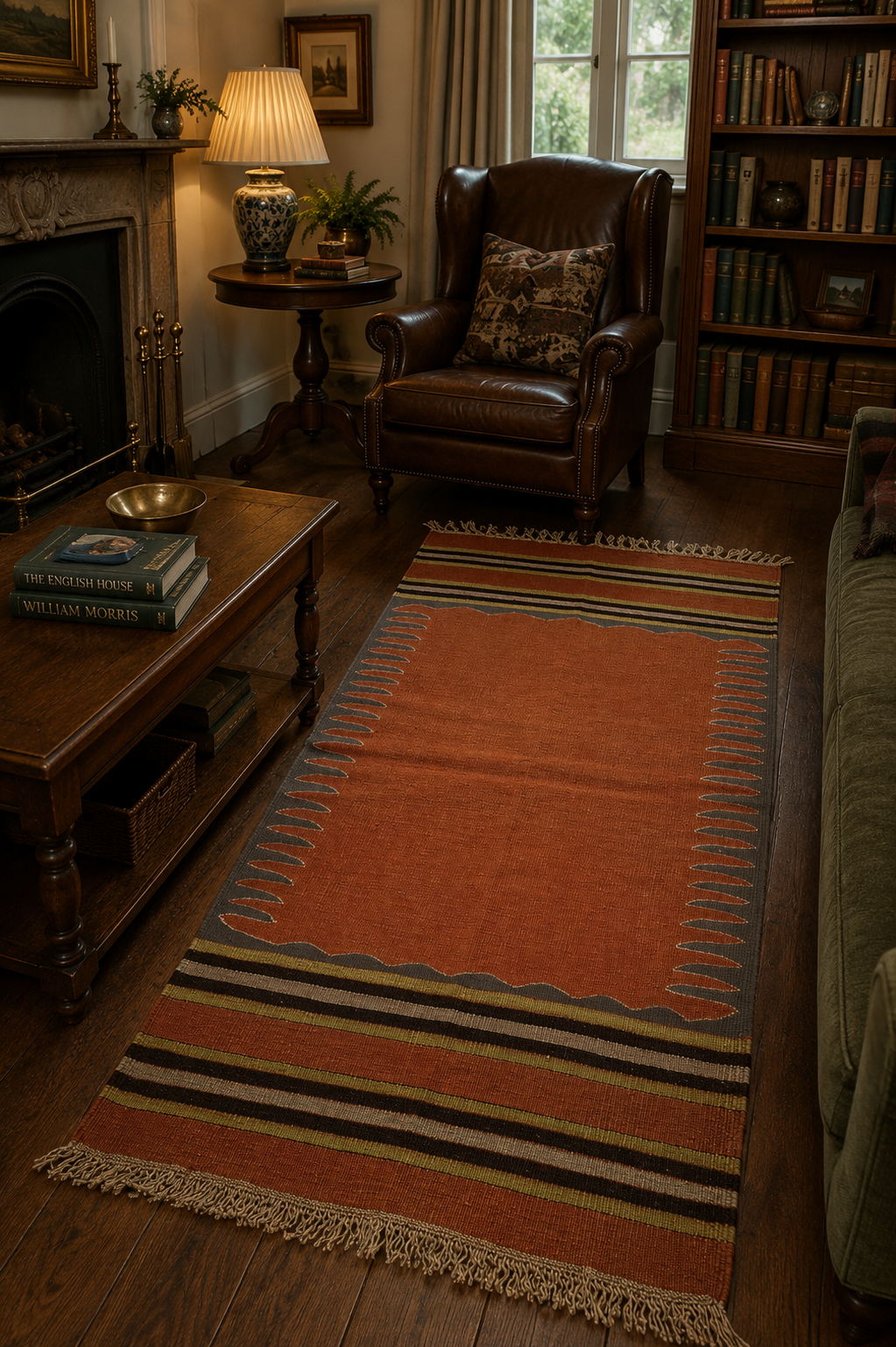 90 × 170 cm Vintage Bodrum Kilim – Handmade Turkish Wool Carpet