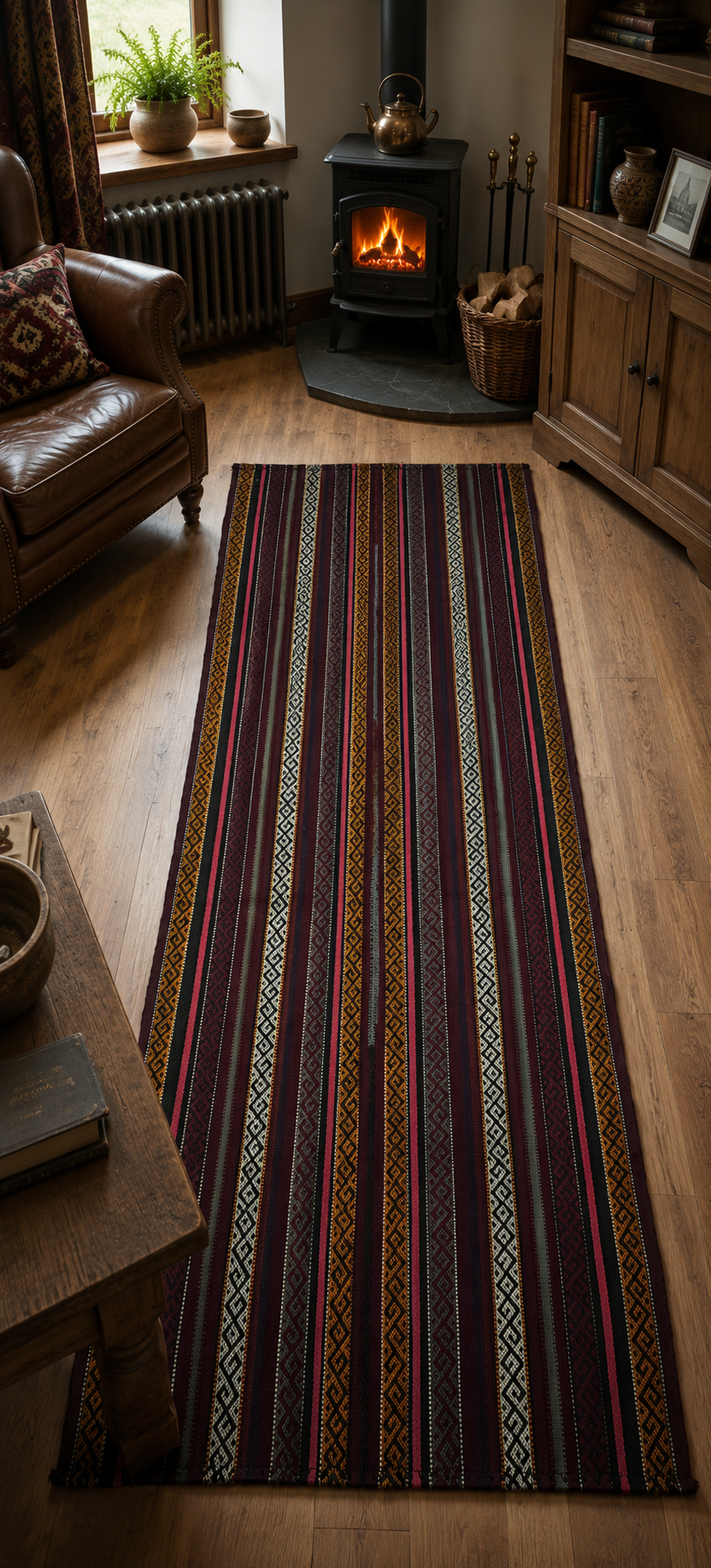 103 × 227 cm | Handmade Sivas Cicim Wool Kilim