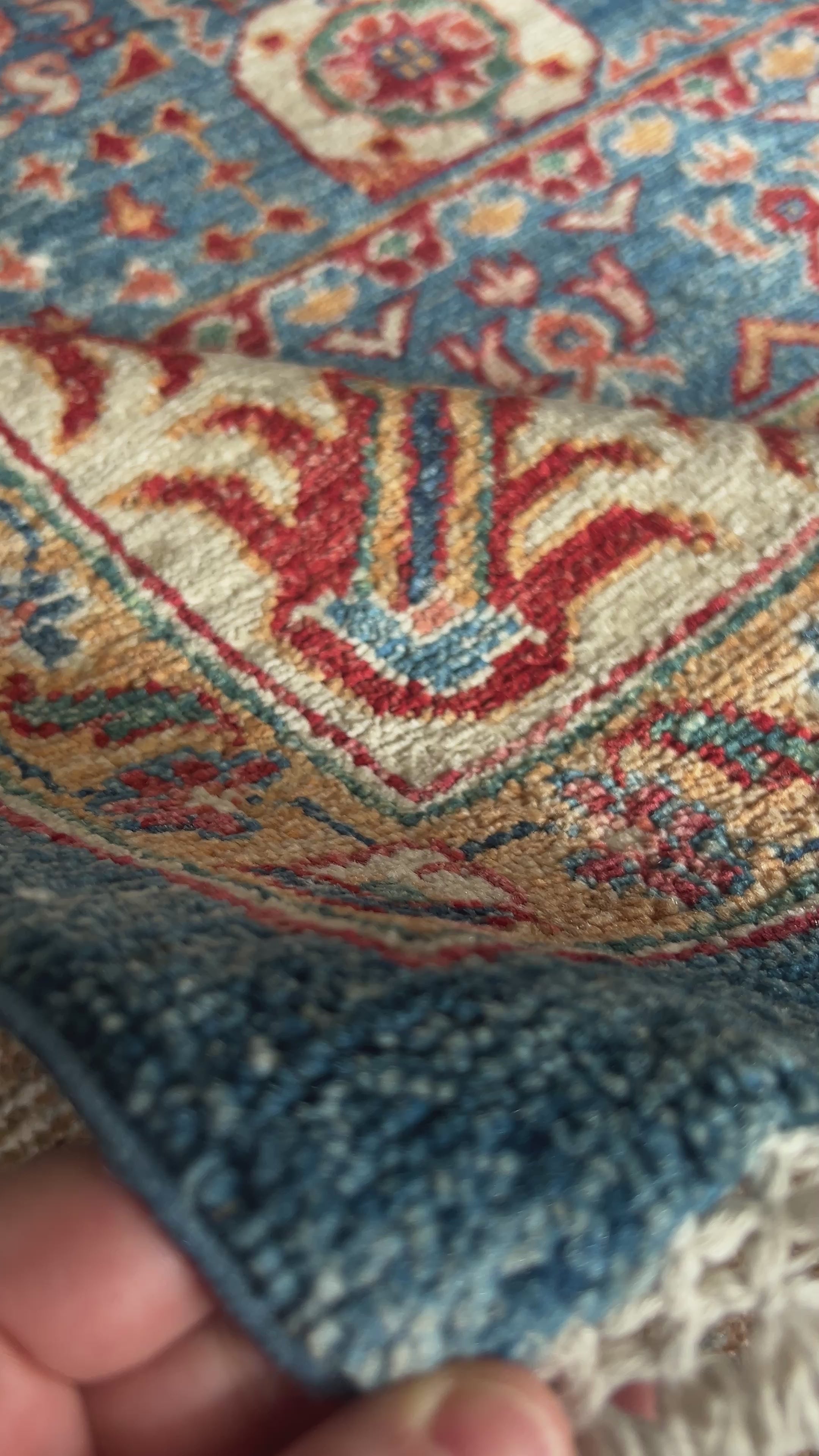 Afghan Shirvan Rug – 9x12 ft – Handmade Wool Tribal Rug – English Style Vintage Decor