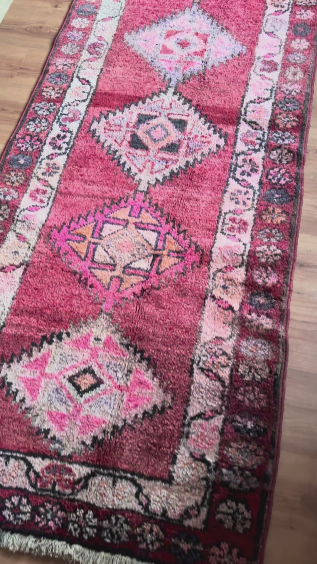 89 × 378 cm | Handmade Turkish Vintage Runner