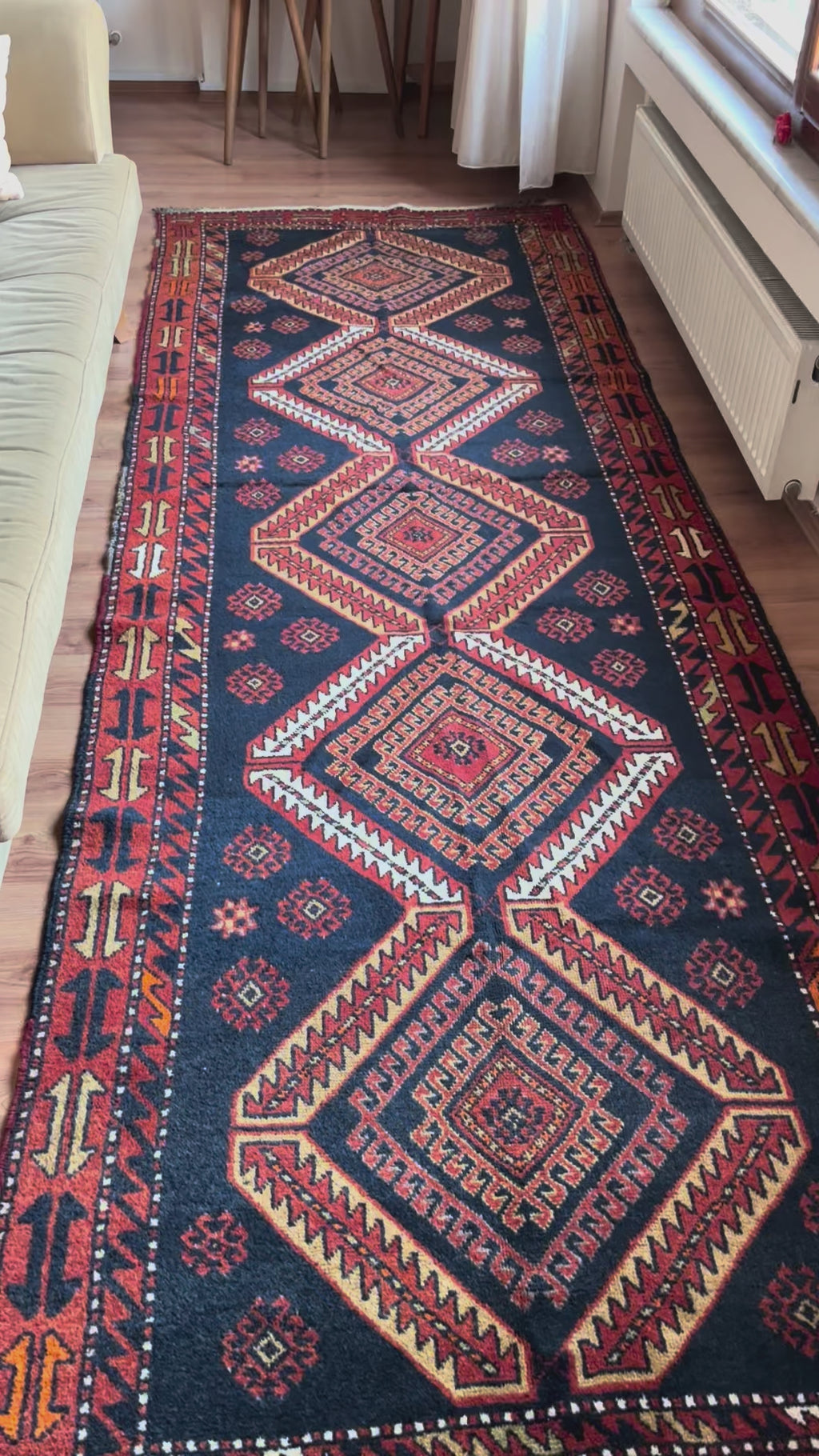 116 × 356 cm | Handmade Malatya Wool Runner Rug