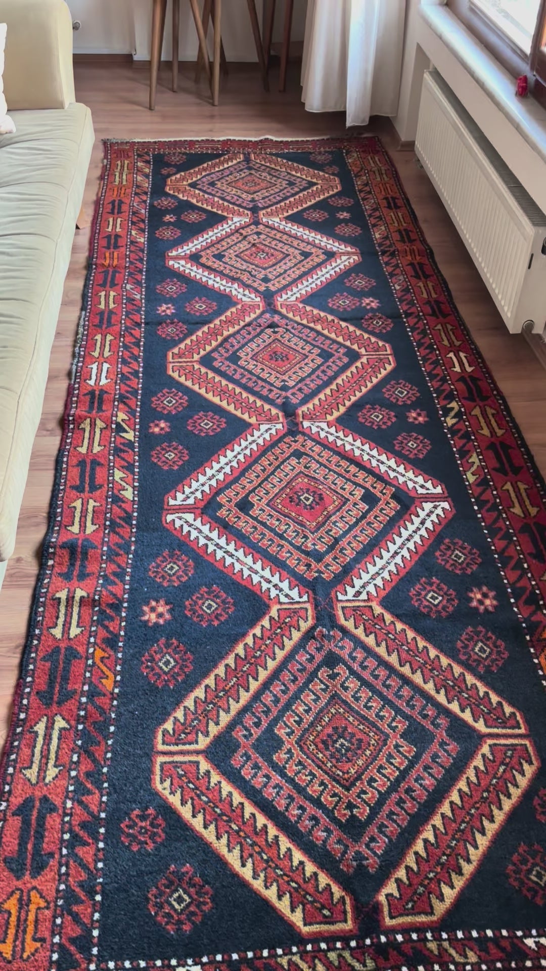 116 × 356 cm | Handmade Malatya Wool Runner Rug