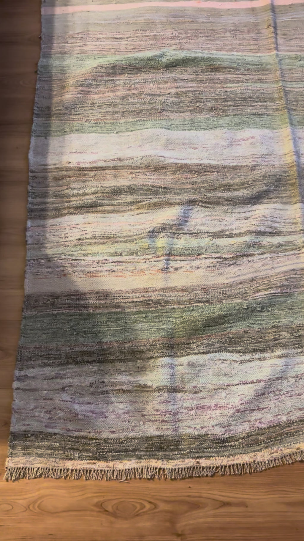 170 × 250 cm | Handmade Recycled Cotton Kilim