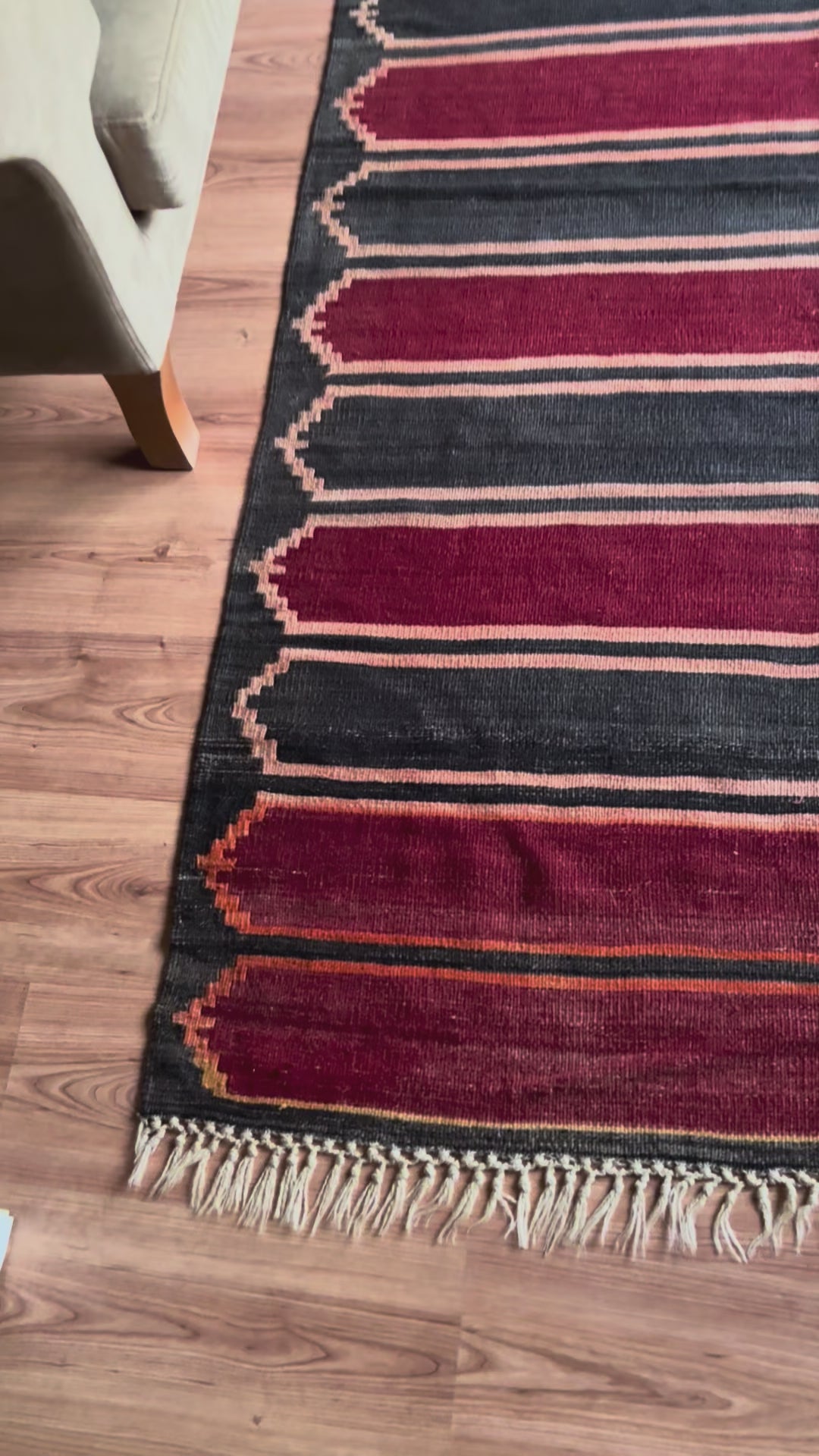 135 × 350 cm | Handmade Sivas Wool Runner Kilim