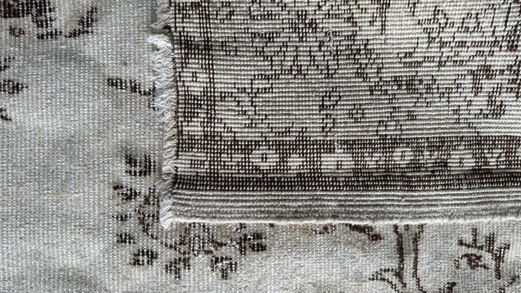 Vintage Turkish Rug, Ivory, 183 × 278 cm – detail view 6