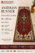 96 × 201 cm | Handmade Turkish Wool Rug